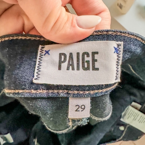 PAIGE Hoxton Ultra Skinny Jeans Womens Size 29 High-Rise High Waisted Dark Wash - Picture 10 of 10
